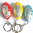 LED keychain with voice recorder
